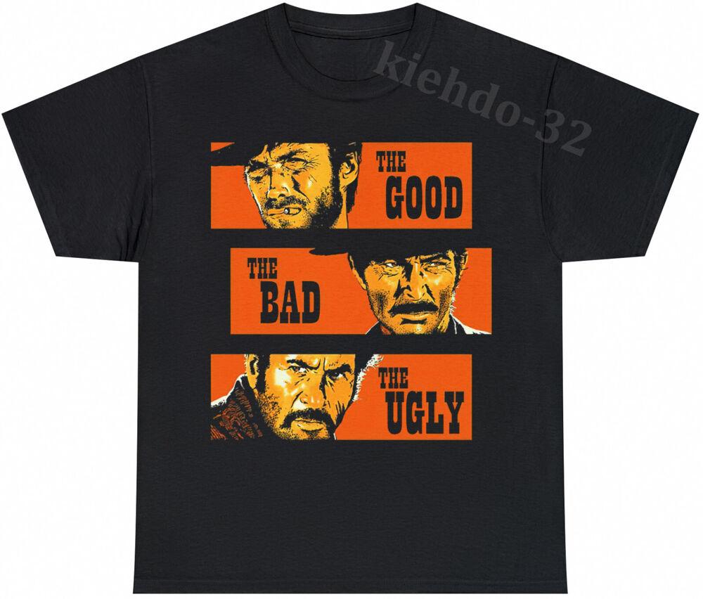 Hodný, zlý a ošklivý 1966 Film Vintage Tričko S-5XL Muži Ženy Unisex Unisex Tričko