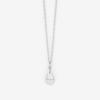 [BLOOM] [Official] Women's Necklace, Silver, Rhodium Plated, Teardrop Motif 0772-4663-0019-0000