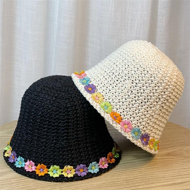 Woman Crochet Floppy Hat Wide Brims Bucket Hat Spring Beach Getaways Sun Hat