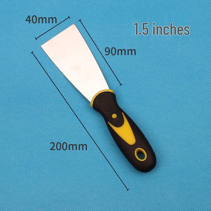 Stainless Steel Two-Color Handle Putty Knife for Household & Industrial Use