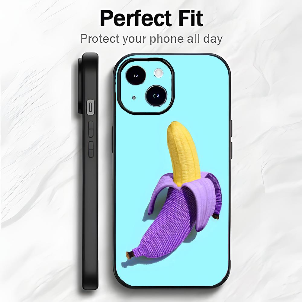 

Creative Food Fruit Print Art Phone Case Phone Case Soft Packaging Lightweight For iPhone17 16 15 14 13ProMax iphone12promax