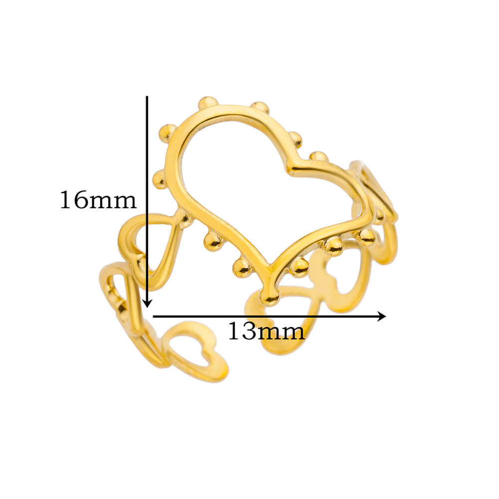 316L Stainless Steel Ring for Women Gold Color Rings Female Vintage Wedding Jewelry 2024 Trendy Accessories Birthday Gift Anillo