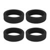 4Pcs Silicone Luggage Wheel Covers Noise Resistant Suitcase Caster Protector Anti-Wear Spinner Wheel Accessories