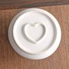 Nordic White Ceramic Incense Candle Holder - Minimalist Sage Dish for Atmosphere Decor.