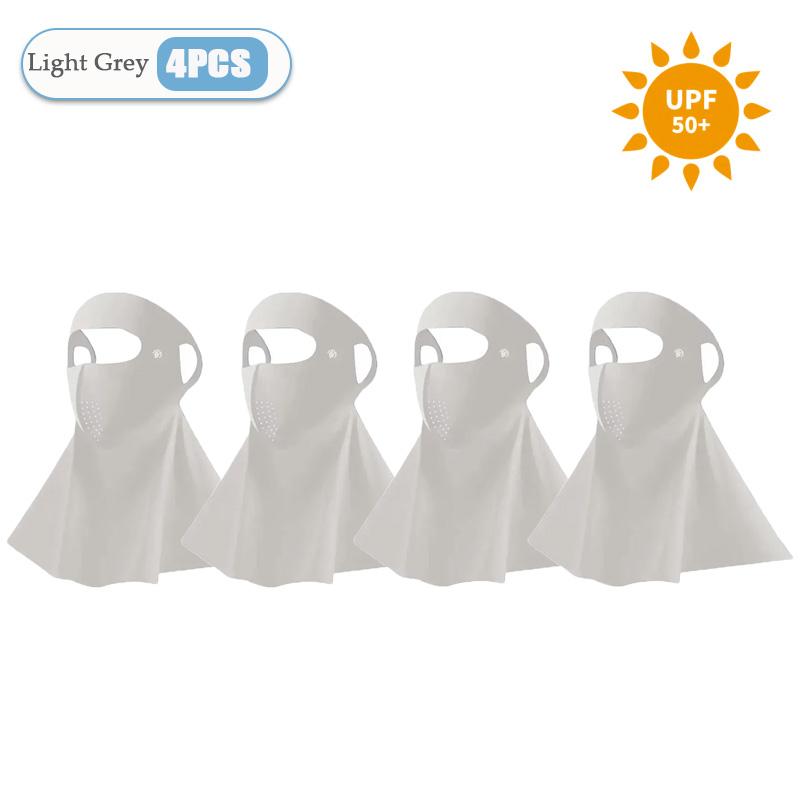 1-10PCS 3D Ice Silk Sun Face Mask Women UV Protection Cooling Breathable Dustproof Balaclava for Outdoor Sports Cycling