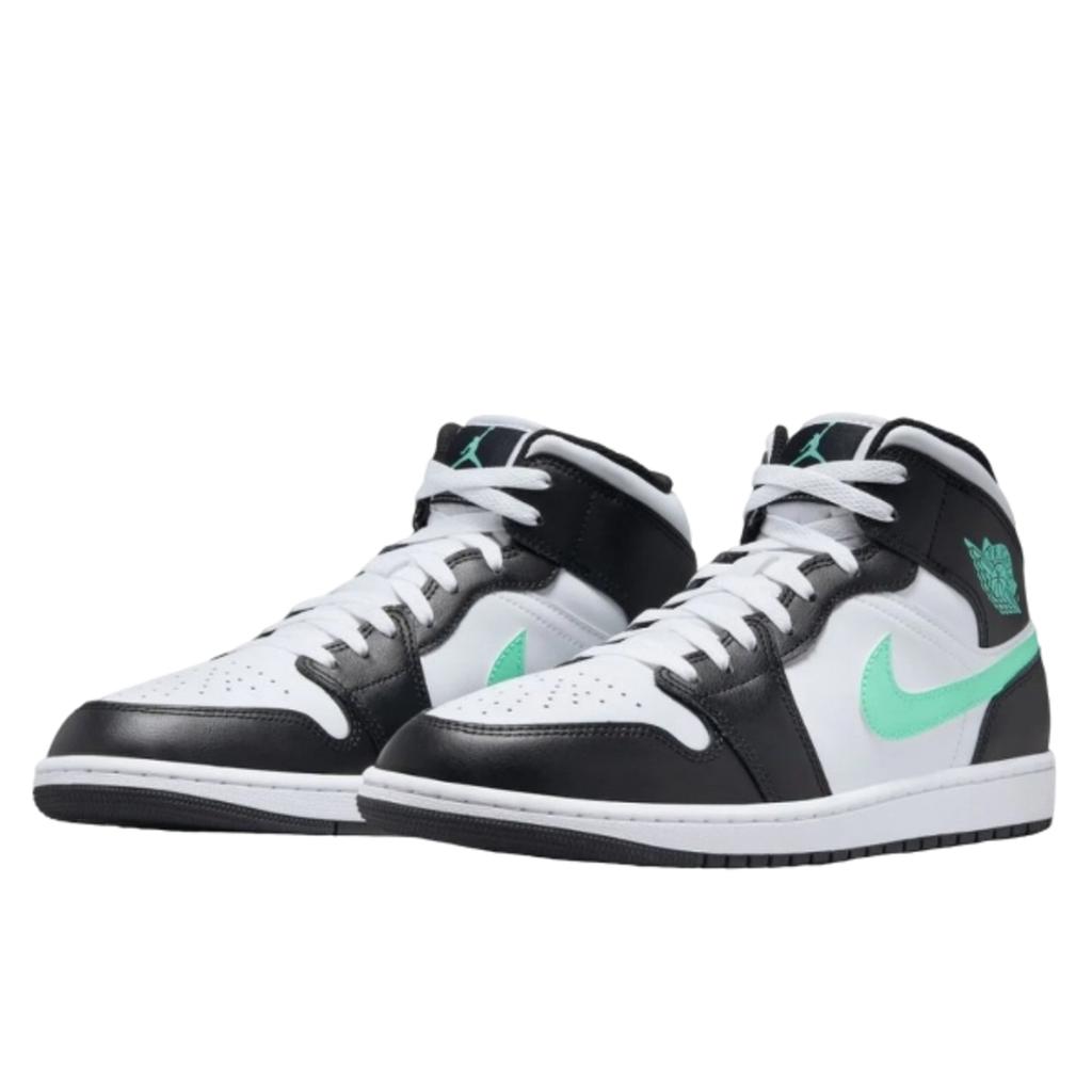 Air Jordan 1 Mid Green Glow