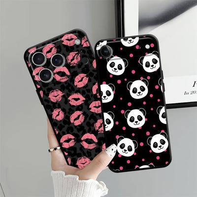 Funda Phone Cover Case for Apple iPhone 17 Pro Max 11 XR XS MAX 16 17e 12 14 15 Pro 7 8 Air 13 Panda Pattern