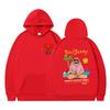 Un Verano Sin Ti Bad Bunny Anime Print Fashion Men'S Casual Hooded Sweater