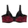 Women Plus Size Thin Brassiere Sexy Lace Bow Bra Comfortable with Wire Full Cup Bras 85D-110D 85C-100C-R193