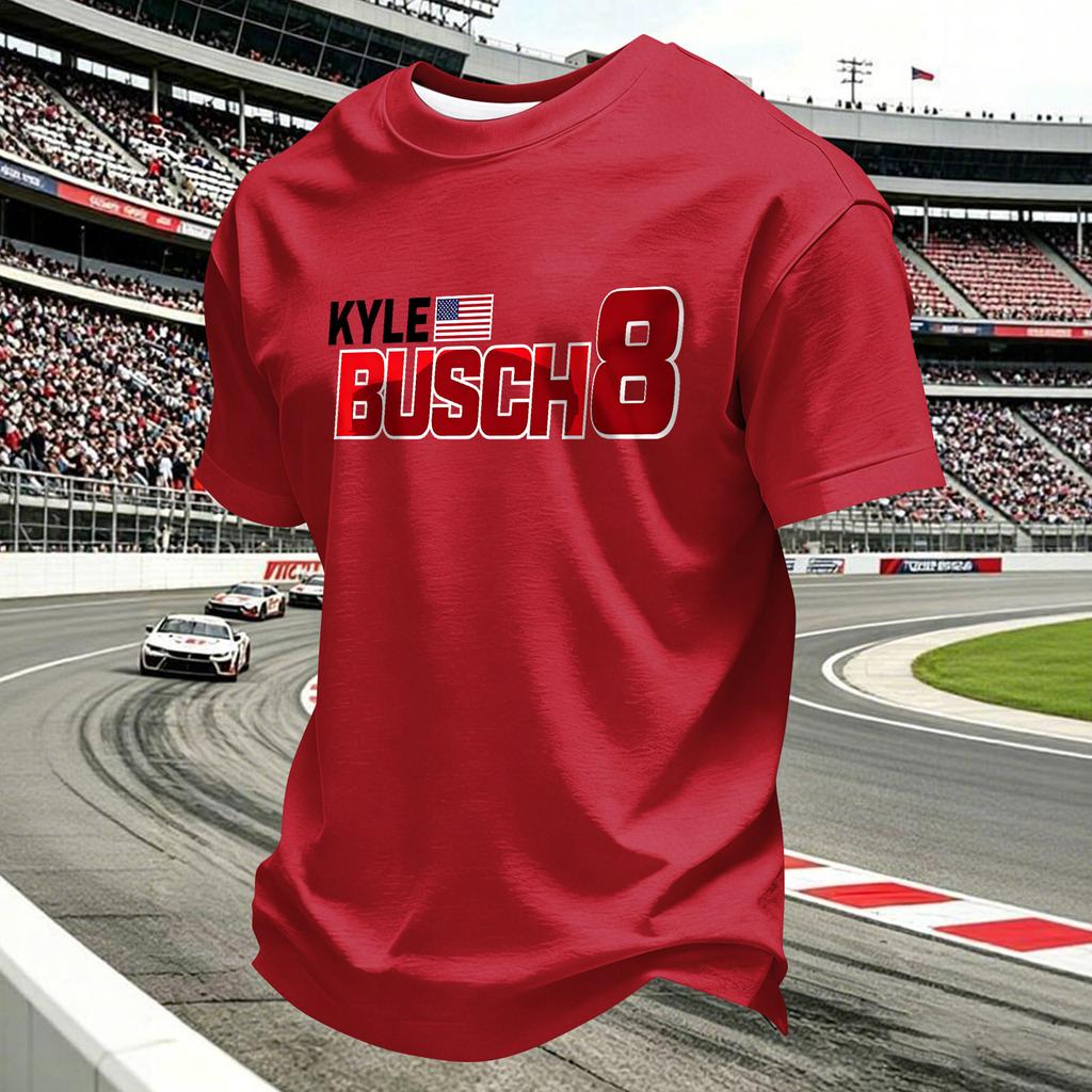 Men's Summer Casual Short Sleeve Crew Neck T-Shirt Printed Graphic Design Lightweight Comfortable Fit