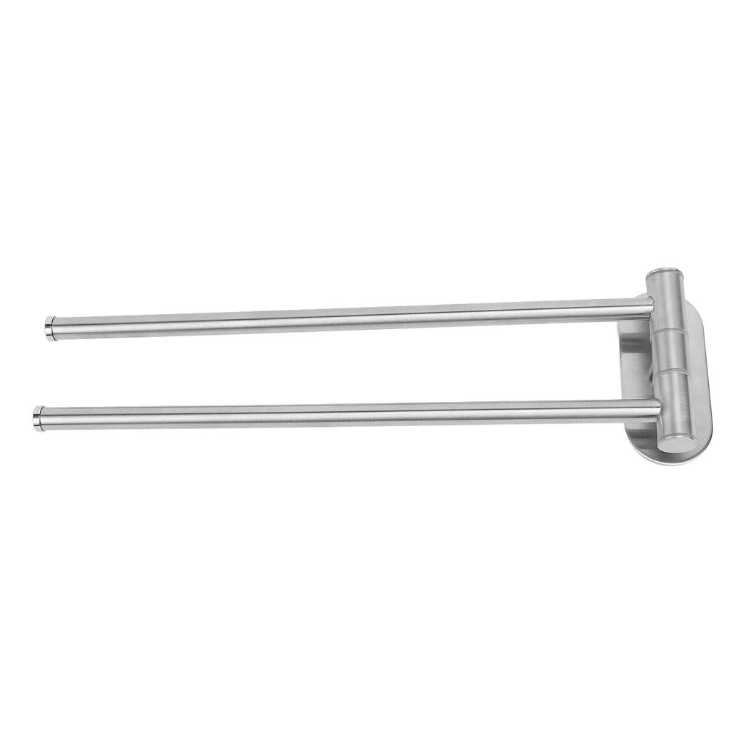 Swivel Towel Bar Swing Out Towel Rack for Bathroom Wall Towel Holder 304 Stainless Steel 2 Arm