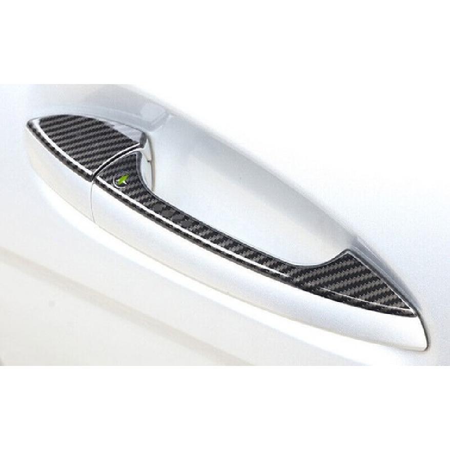 Fit For Benz GLK 2009-2014 2015 ABS Carbon Fiber Car Door Handles Cover Trim 8X