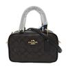 [Gebraucht] Umhängetasche 18 Markenlogo Reißverschluss Beschichtetes Canvas Schulter Crossbody Handtasche Klein - Ausgezeichnet #EIO51P