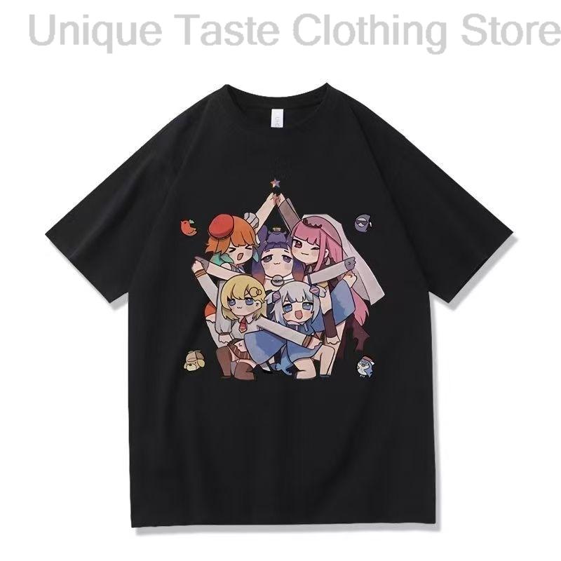 BanG Dream Its MyGO T Shirt Cartoon Cute Rāna Kaname Takamatsu Tomori Anon Chihaya Soyo Nagasaki Print Short Sleeve Tshirt Tops
