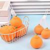 1/2/3/Pcs Orange Squeeze Toy with Mesh Bag Stress Relieving Dekopon Tangerine Toy Stretchy Anti-anxiety Simulation Fruit Sensory Fidget Toy