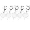Acrylic Fan Set of Oshi Clear Handmade Made In 36 X 40mm [EBISU Design] Hame-Pachi Keychains, Shape, 5, Oshikatsu, Color, Personalized, Parts, Kit,