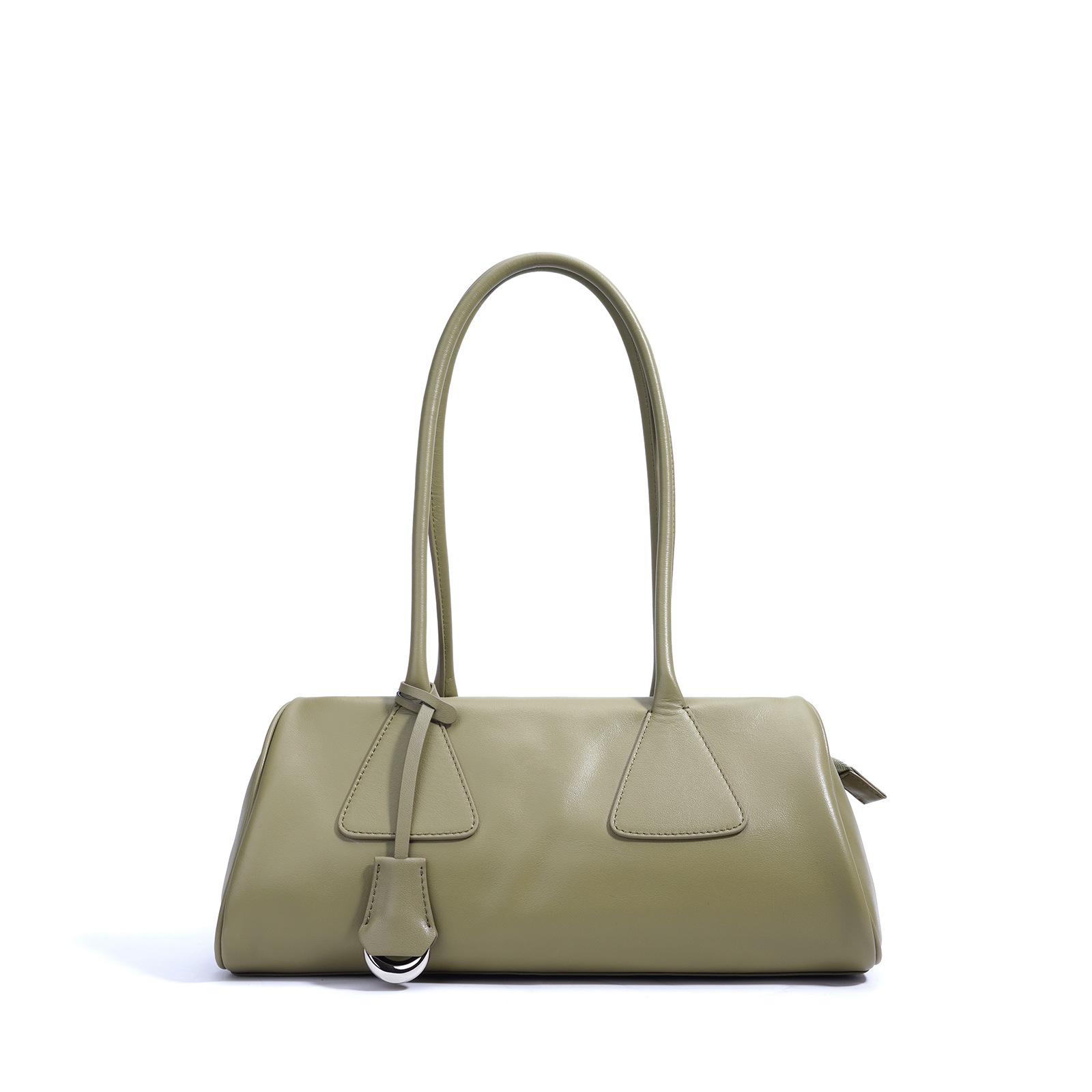 

Нишевый дизайн Простая треугольная сумка Новая кожаная модная сумочка Сумка через плечо для通勤 Женская