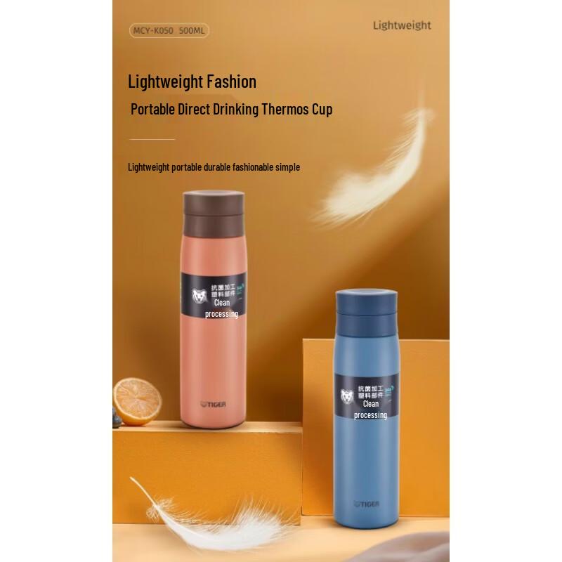 TIGER Stainless Steel Insulated Bottle with Tea Filter