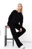 Women’s Cozy Sweatshirt & Wide-Leg Pants Set – Relaxed Fit & Tailored Details, Winter, 3399-140 HC