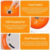 Round Donut Shaped Rechargeable Wall Lamp Touch Dimmable Night Light for Living Room Bedroom Study Indoor Ambient Decor Table Lamp