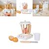 Wooden Fake Kitchen Coffee Maker With Juicer Playset For Kids