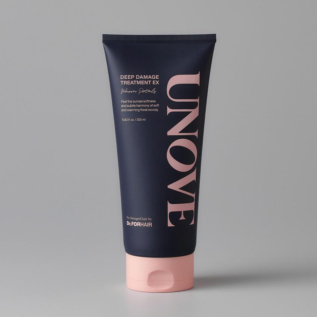 UNOVE Deep Damage Treatment EX 320ml Warm Petal Hair Hair Hair Care Treatment, Pack, Rinse-Off, In-Bath