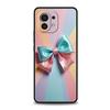 Pink Heart Bow Phone Case Cover for Xiaomi Mi 15 14 13 12 11 Ultra 14T 13T 12T 11T 10T Pro Lite 5G Shockproof Soft TPU Capas Bag