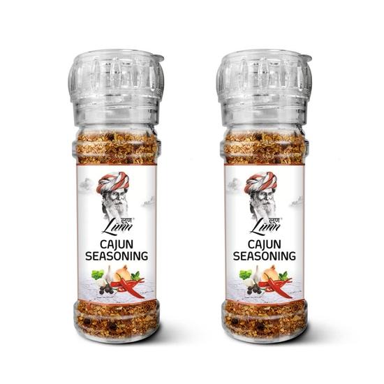 

LUNN Cajun Seasoning Grinder | 55 GMS| Pack of 2 (Grinder)