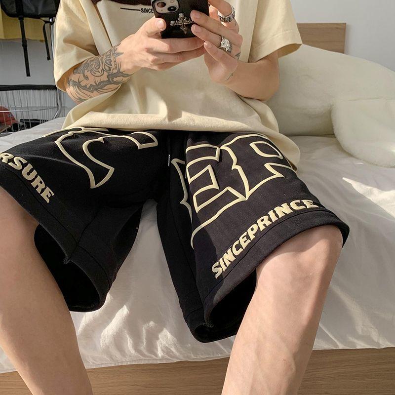 

Мужская летняя мужская одежда, пляжные шорты с принтом, баскетбольные повседневные уличные брюки для мужчин, уличная одежда, спортивные штаны Ropa Hombre XL чёрный