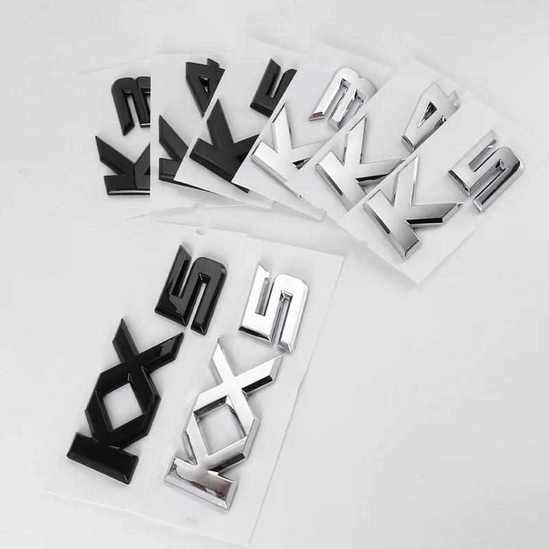 FAIG8 3D ABS K3 K4 K5 KX5 Letter Badge Car Tail Emblem Decal Rear Trunk Decor Sticker For KIA Ceed Soul Sorento Rio Sportage Picanto