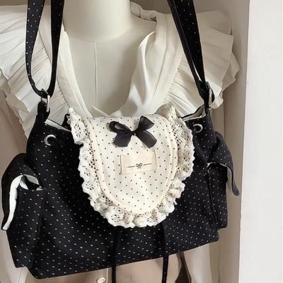 Zainetto da donna alla moda con copertina a flip in pizzo - Grande capacità, Leggero, Ideale per il pendolarismo