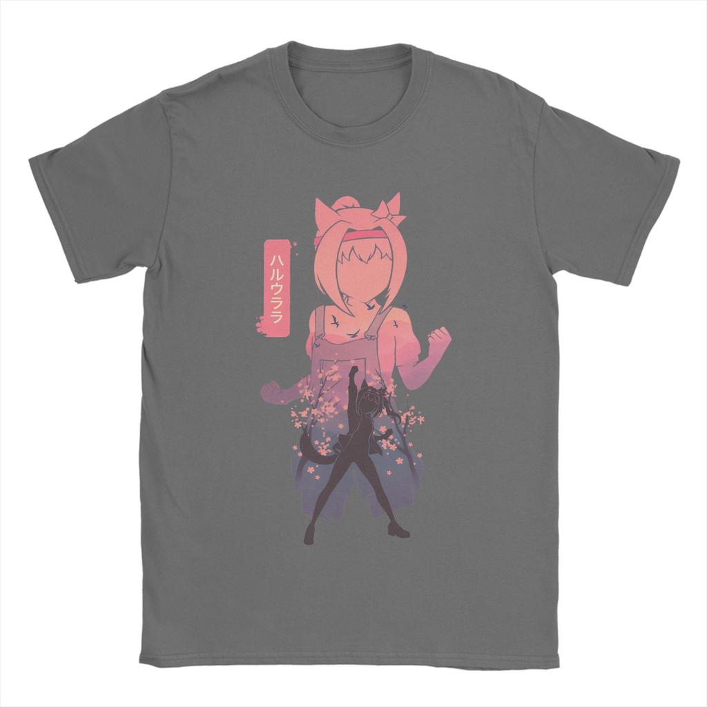 Haru urara T Shirt Unisex 100 Cotton Leisure TShirts Crewneck  Tees Short Sleeve Clothing Plus Size