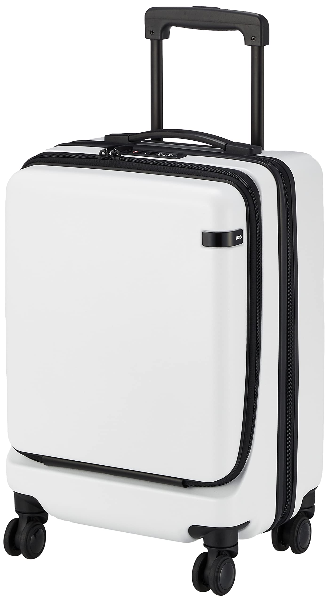 

ТОКИО Cornerstone Двойное колесо Белый туз. 2-Z Чемодан, Нет. 06863, 34L/38L (Расширенный), 2-3 ночи, 3,2 кг, Колесики, 47 см, белый