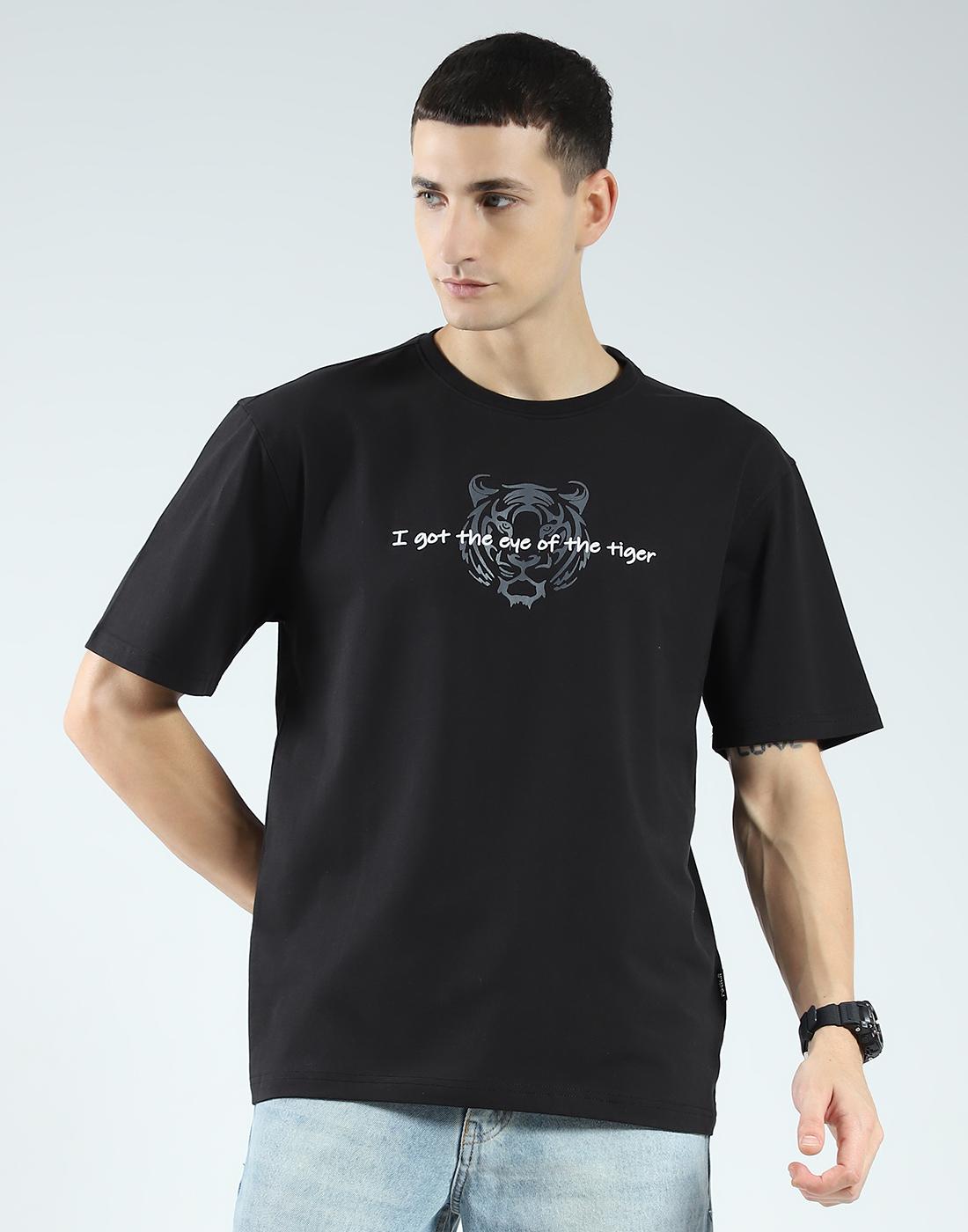 ROCK.IT van House of Monte Carlo Heren Regular Fit Bedrukt T-shirt XL zwart