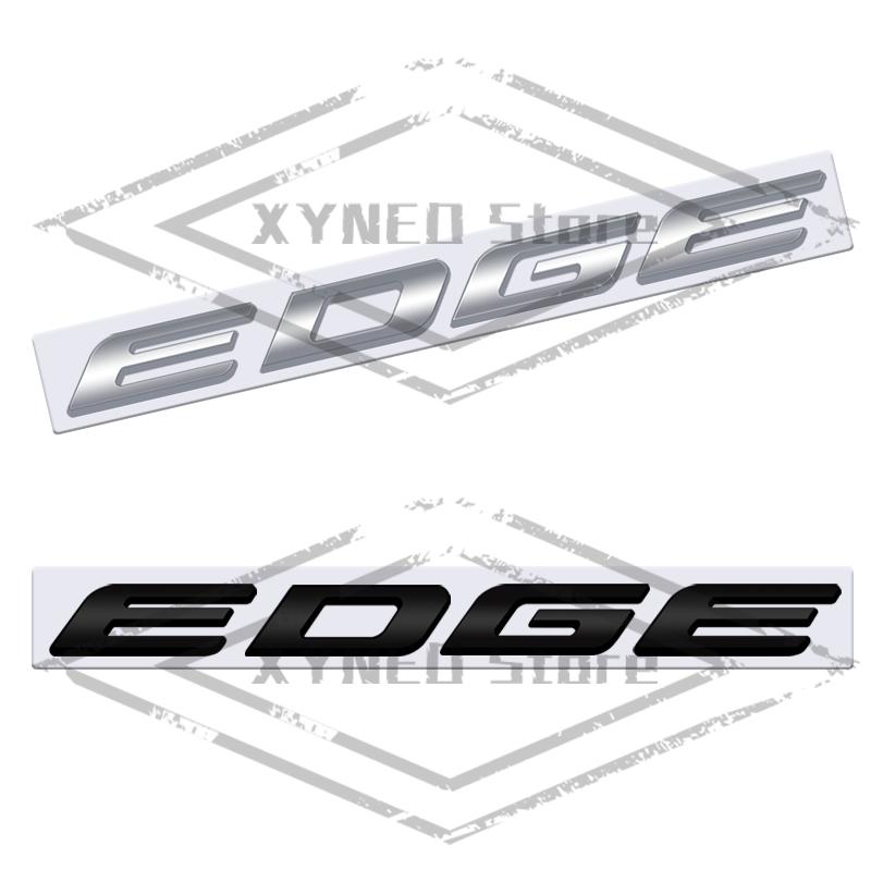 1Pc Car Sticker Metal For  Edge Logo ST Line Emblem Badge Trunk Decal Auto Accessories