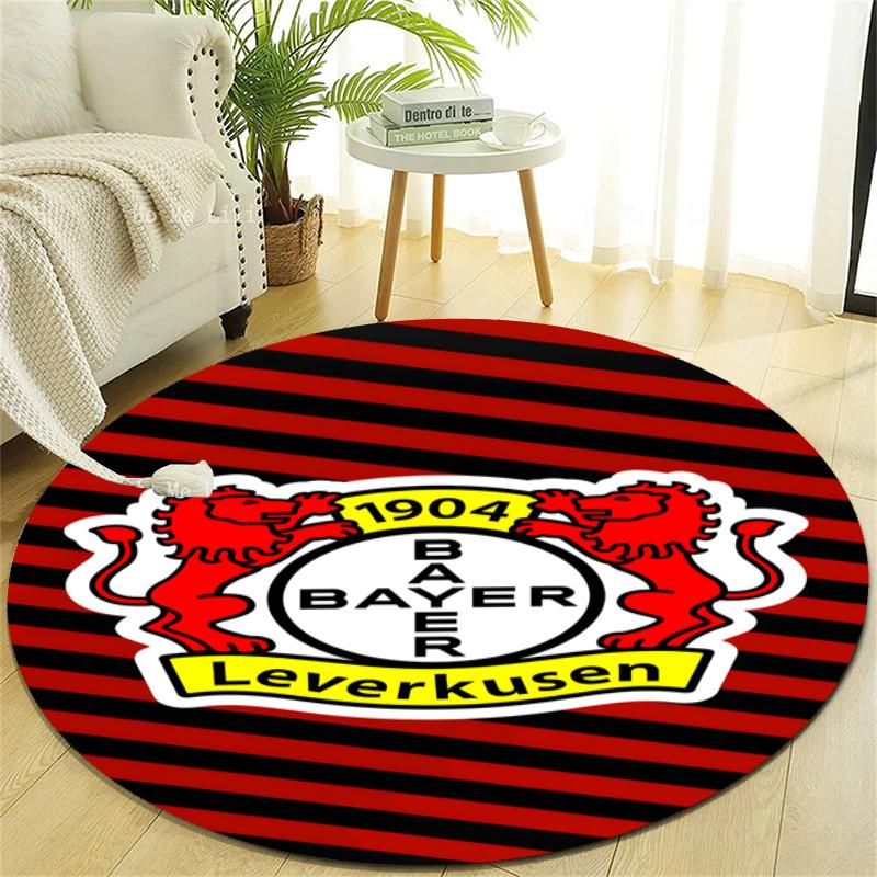 Personalized Bayer Leverkusen Round Chair Office Rug - Perfect for Mat, Office Chair & More - Ideal Gift for Birthdays and Holidays