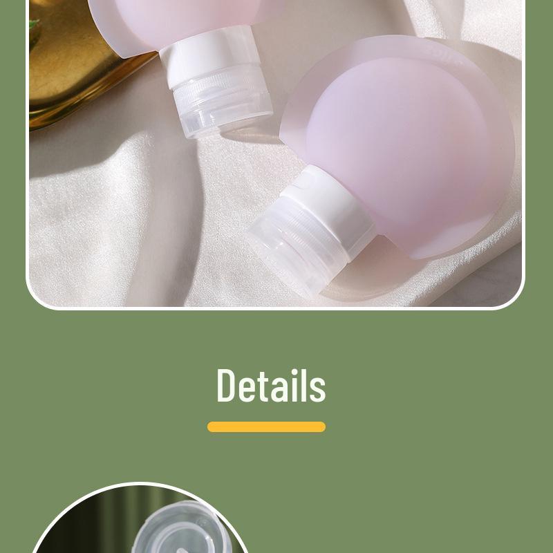 Travel Bottles Set: Shampoo, Shower Gel, Lotion, Skincare, and Makeup Remover – Portable and Refillable.