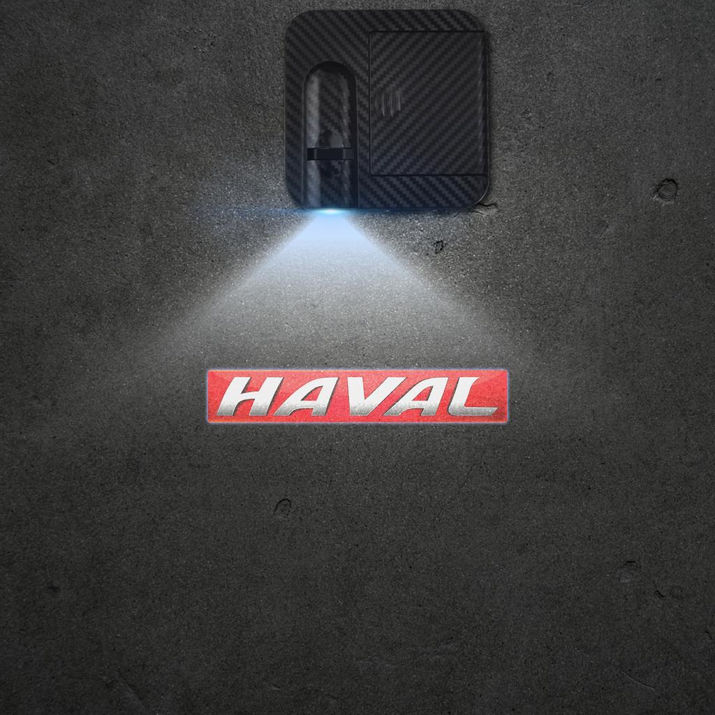 1/2PCS For Great Wall Haval Dargo H6 H2 H5 H7 H8 H9 F7 Jolion M4 Car Door Welcome Lights Laser Projector Logo Wireless Sensing