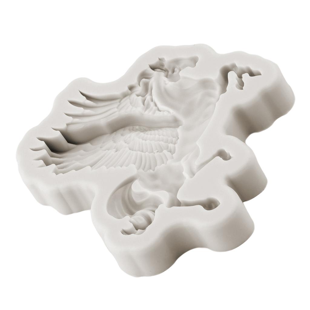 Molde din silicon DIY cal zburător pentru petrecere pentru bebeluși, chenar pentru tort, fondant, instrumente pentru decorarea torturilor, rășină, lut, bomboane, ciocolată, pastă de gumă