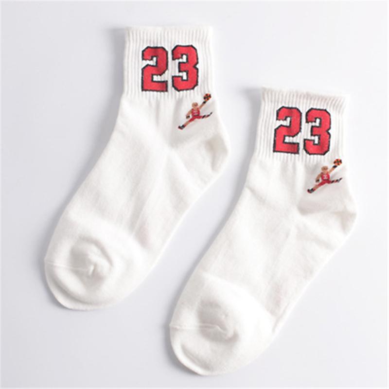 

Высококачественные модные мужские забавные дышащие баскетбольные спортивные звезды со счастливым номером 09/21/23/24/35 унисекс Harajuku Happy Socks