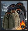 Men's Thickened Cotton Winter Jacket - Loose, Plus Size, Cold-Resistant, Warm Outerwear for Middle-Aged and Elderly