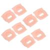 4 Pairs SEBS Arch Support Orthopedic Pads for Women Men Foot Varus Vaus O-Type Leg Correction(White )