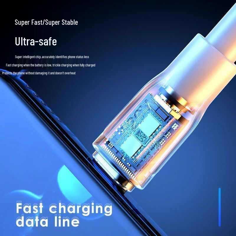 300W Rapid Charging Type-C Cable for Huawei, Honor, Xiaomi Android Phones