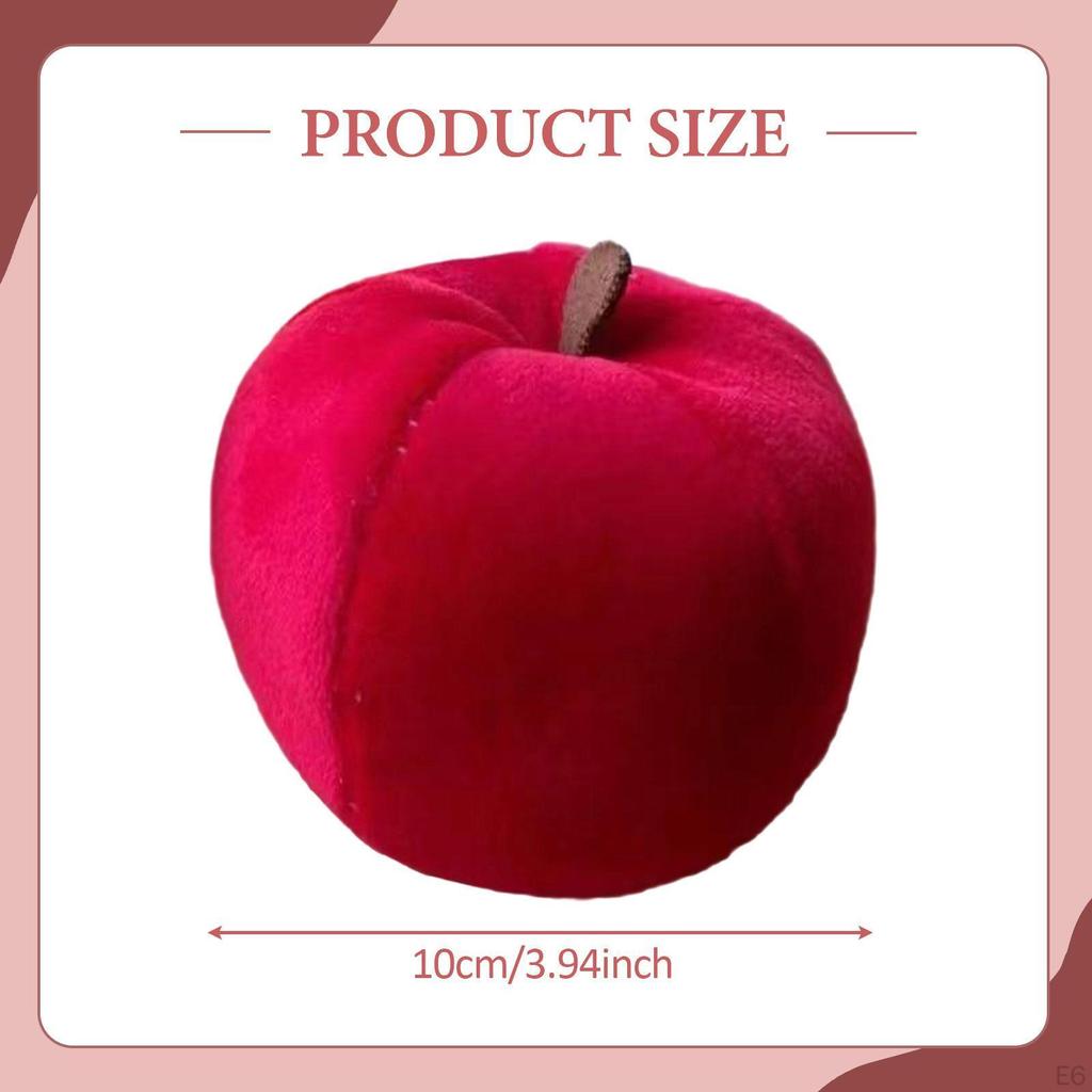 Toy ies Doll Collectible Reusable Stuffed Fruit Dia 10cm for Christmas Thanksgiving Day Teens