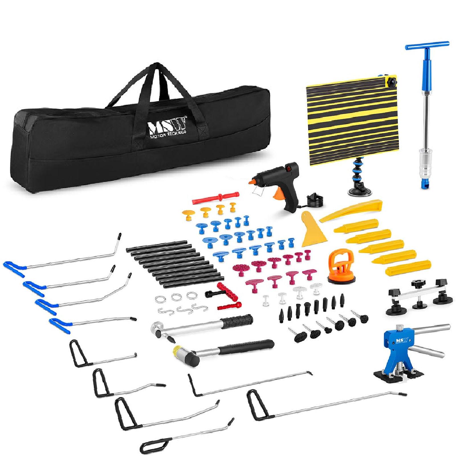 Kit di riparazione PDR per la rimozione di ammaccature sulla carrozzeria, 85 pezzi