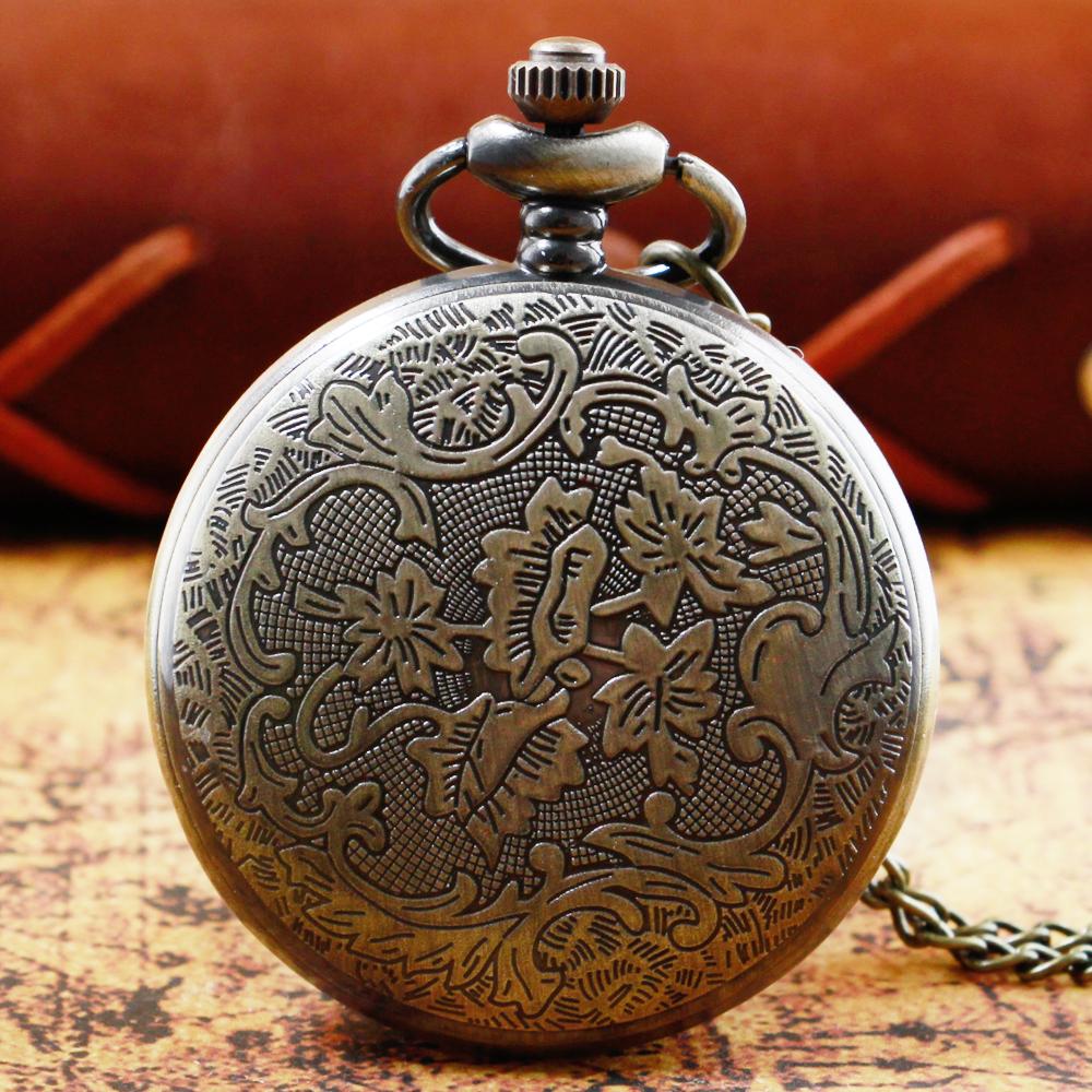 10pcs/lot Vintage Quartz Pocket Watch Women Men Analog Necklace Pendant Pocket Watch Souvenir Gift Reloj De Bolsillo