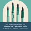 Lamy Mint Transparent Rollerball Pen with an Ergonomic Grip and Medium Line Lightweight Aluminum Includes a Medium Rollerball 63 AL-star - Width.