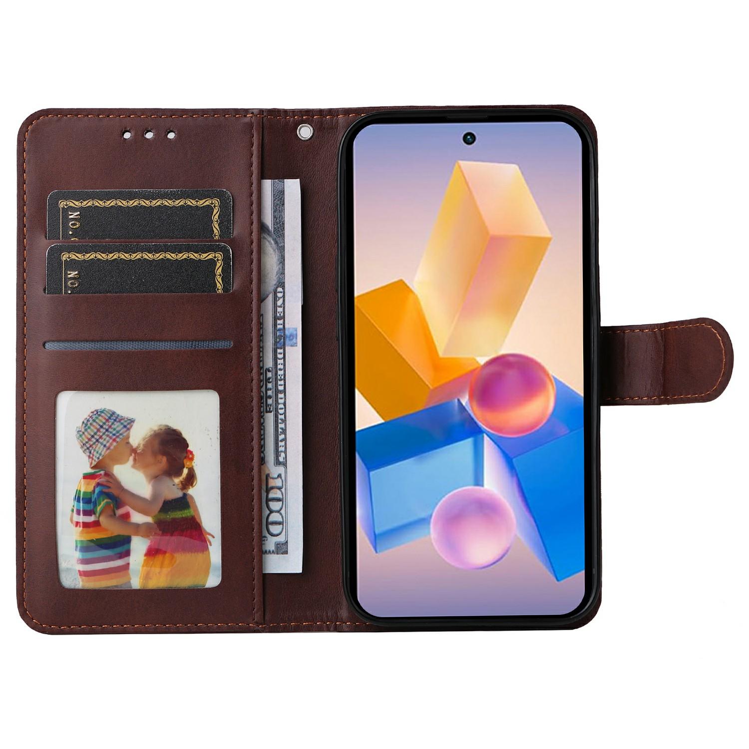 

Wallet Case for Infinix Smart 8 Plus/Smart 8 Pro 4G/Smart 8 4G/Hot 40i/TECNO Spark 20/Spark Go 2024 4G Leather Phone Cover Blue