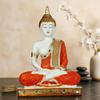 New Limited Edition 25 Centimetre Meditating Sitting Buddha Idol Statue Showpiece Home Decor Decoration Items for Living Room and Gifts