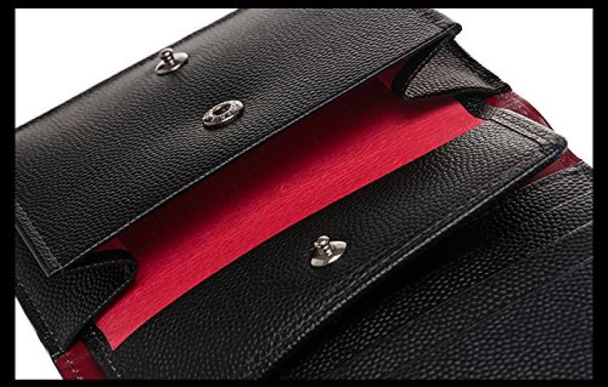 [CYPRUS] Perla Nera Tri-fold Wallet 8443 (Purple x Gray)